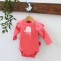 Happy First Fathers Day Baby Whale Romper, thumbnail 5 of 12