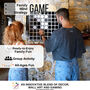 Reversi Luxury Metal Wall Game Wall Hanging, thumbnail 3 of 11