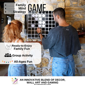 Reversi Luxury Metal Wall Game Wall Hanging, 3 of 11