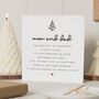 Personalised Mum And Dad Christmas Poem Card, thumbnail 1 of 7