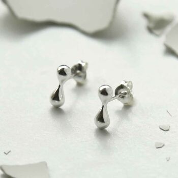 Sterling Silver Bow Tie Studs, 5 of 6