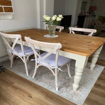 Limewash Wooden Crossback Chair: Wedding Venue Seating, 9 of 9