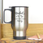 Personalised Hairdressing Travel Mug, thumbnail 1 of 2