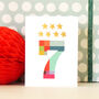 Mini Birthday Number Card, Ages One To Ten, thumbnail 8 of 11