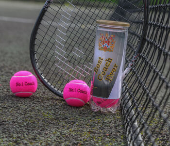 Gift Your Sports Coach Message Tennis Balls, 8 of 10
