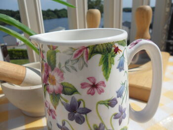 Small Jug In Dog Rose Floral Design, 4 of 8