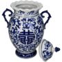 Ginger Jar Pot And White Blue Porcelain Chinoiserie, thumbnail 6 of 7