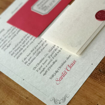 Personalised Father Christmas Letter From Santa, 4 of 12