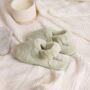 Luxury Faux Fur Memory Foam Slingback Slippers, thumbnail 2 of 11