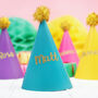 Personalised Colourful Party Hats, thumbnail 1 of 2