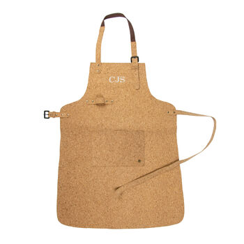 Personalised Cork Leather Apron, 7 of 10