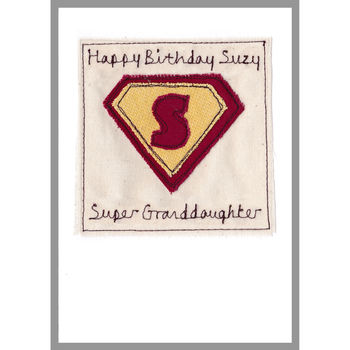 Personalised Superhero Birthday Card For Her, 2 of 12
