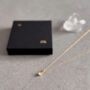 April Birthstone Diamond Gold Plated Necklace, thumbnail 7 of 10