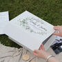 Wedding Botanical Wreath Memory Keepsake Box, thumbnail 1 of 3