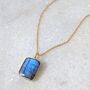 The Rectangle Labradorite Necklace, thumbnail 6 of 10