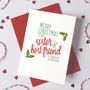 Personalised Best Friend Christmas Card, thumbnail 3 of 5