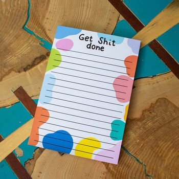 'Get shit done' Motivational Notepad, 5 of 9