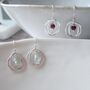 Birthstone Swirl Earrings, thumbnail 5 of 10