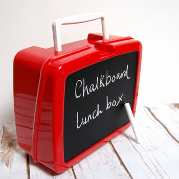 Chalkboard Retro Plastic Lunch Box With Handle, 5 of 11