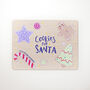 Personalised Santa Cookies Tray, thumbnail 7 of 9