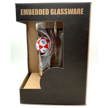 Personalised England Football Whisky Glass, 5 of 5