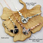 Art Deco Triple Crystal Necklace, thumbnail 7 of 7