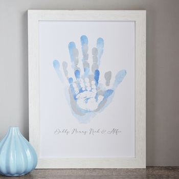 Personalised Family Handprint Print, 3 of 4
