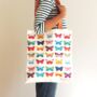 Butterfly Bag In Cotton Canvas, thumbnail 1 of 2