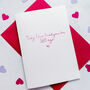 Personalised Simple Days I've Loved You Card, thumbnail 1 of 2