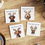Furry And Bright Dog Christmas Card Pack. Mixed Pack Or One Design, thumbnail 1 of 5