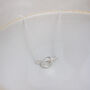 Sterling Silver Love Knot Necklace, thumbnail 1 of 3