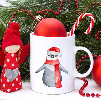 Personalised Set Of Two Penguin Mugs, 2 of 3