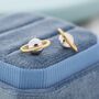 Planet Stud Earrings In Sterling Silver, thumbnail 6 of 12
