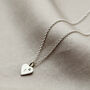 Personalised Mini Heart Initial Birthstone Necklace, thumbnail 4 of 8