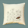 Daisies And Butterfly Cushion Cover, thumbnail 1 of 4
