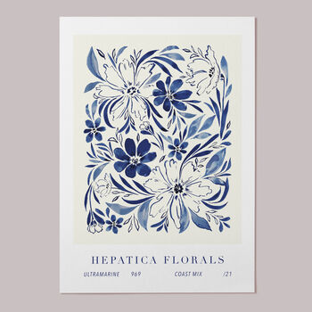 Hepatica Florals Print, 2 of 3