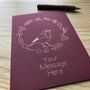 Personalised Robin Bird Nest Gold Foil Card, thumbnail 7 of 12
