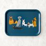Doggy Friends Small Wooden Tray, thumbnail 1 of 7