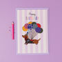 Personalised Dog Birthday Card With Stickers, thumbnail 7 of 7