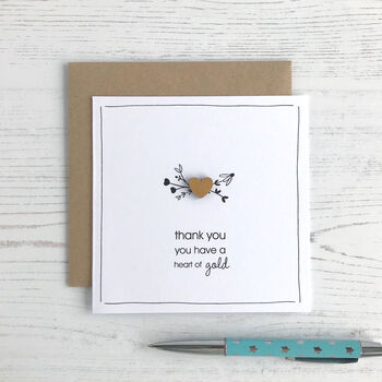 Heart Of Gold, Thank You Card, 2 of 3