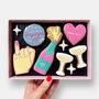 Personalised Engaged Af Letterbox Cookies, thumbnail 1 of 8