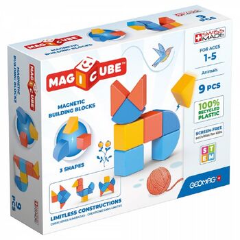 Magicube Magnetic Cubes Animals 9pc Set, 2 of 12