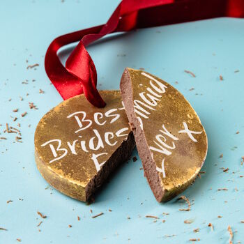 'Best Bridesmaid Ever' Chocolate Gold Medal Gift, 3 of 10