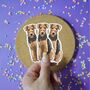 Custom Airedale Terrier Stickers For Dog Mum, thumbnail 1 of 6