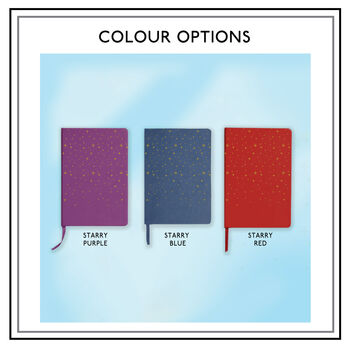 Foiled Stars Personalised Notebook, 3 of 11