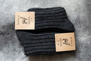 Alpaca Socks Two Pairs, 2 of 4