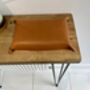 Personalised Rectangle Tan Leather Desk Tray, thumbnail 12 of 12
