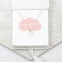 Sterling Silver Illustrated Disc Personalised Necklace, thumbnail 3 of 6