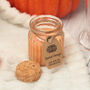 Autumn Themed Glass Latte Mug, thumbnail 5 of 6