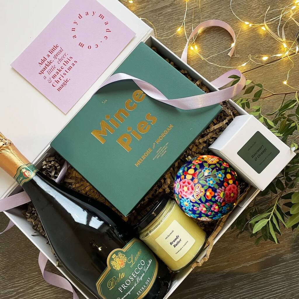 Food And Drink Hamper Christmas For Her By anydaymade